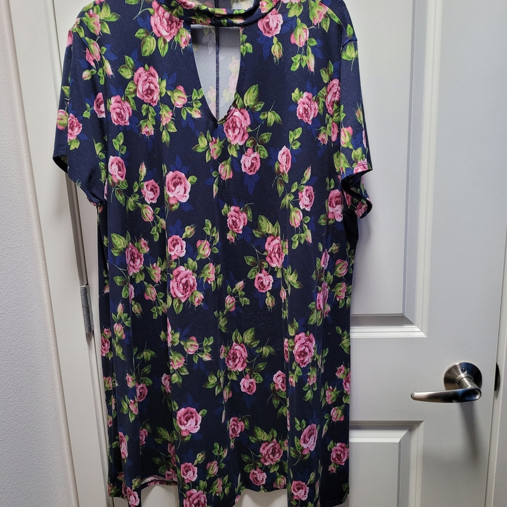 Joe Boxer Navy Floral Dress